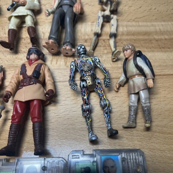 Lot of 15 Star Wars Episode 1 Phantom Figures Darth Sidious Maul Obi 3.75” 1998 - Picture 5 of 11